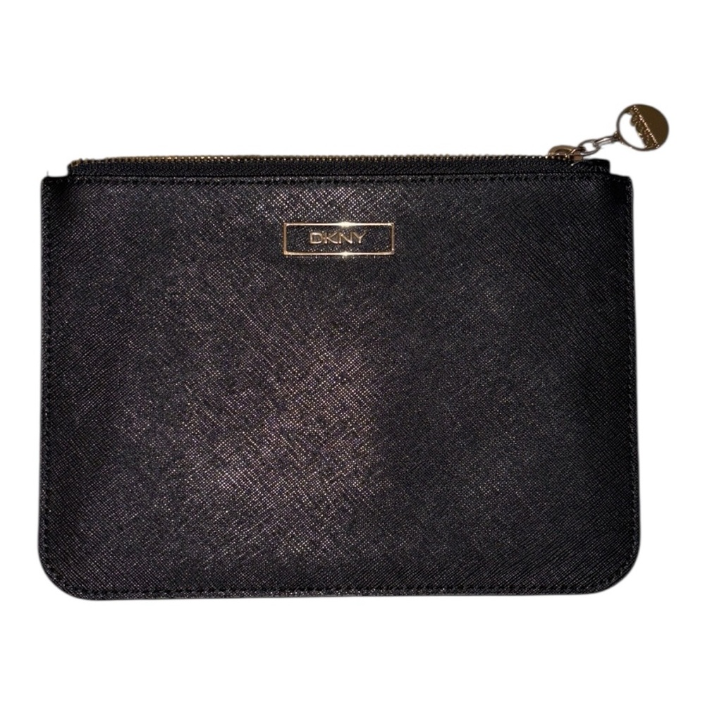 DKNY Black Textured Clutch, NWOT
